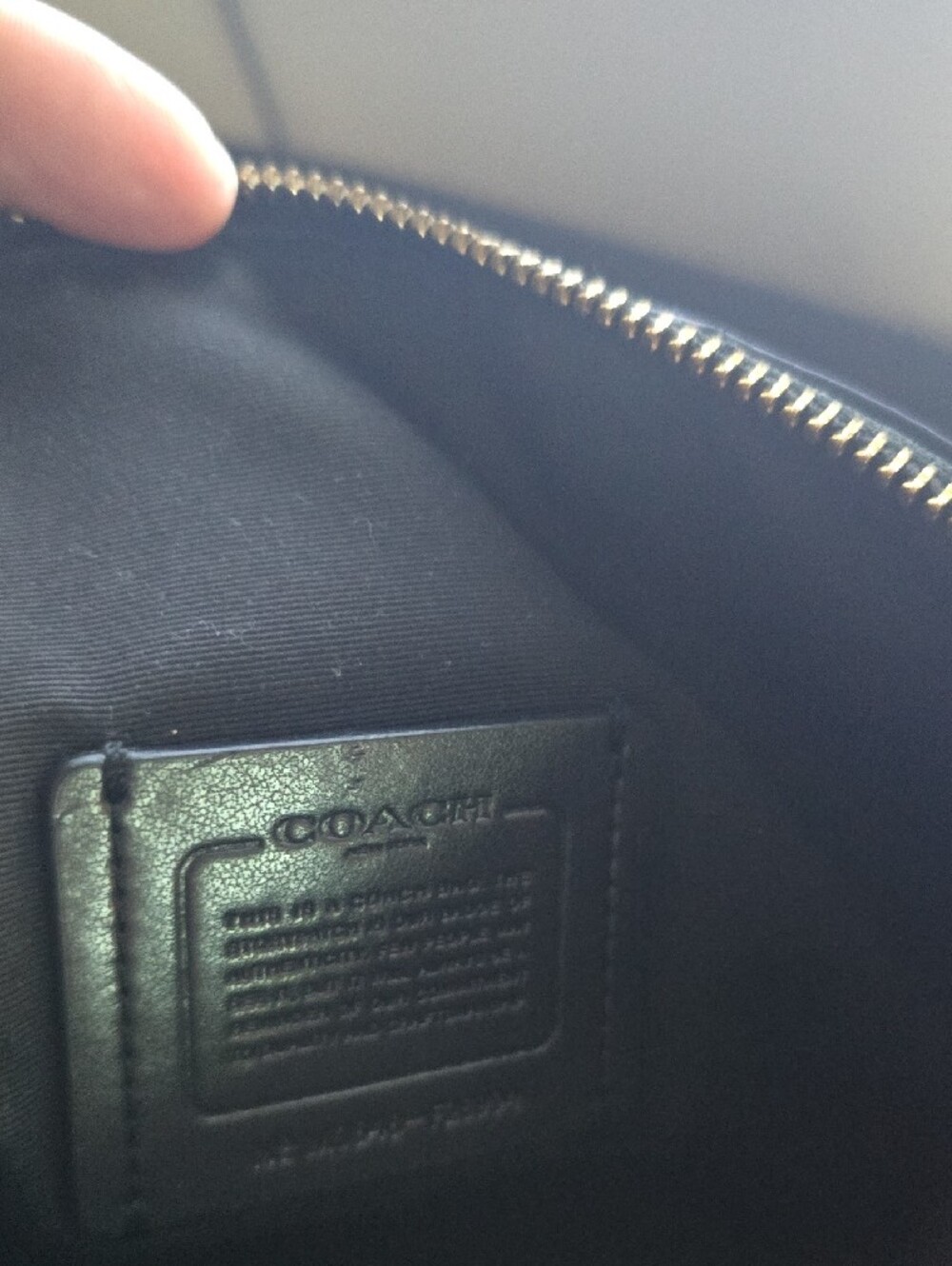 Coach Black Pebbled Leather Crossbody Satchel - Picture 3 of 3